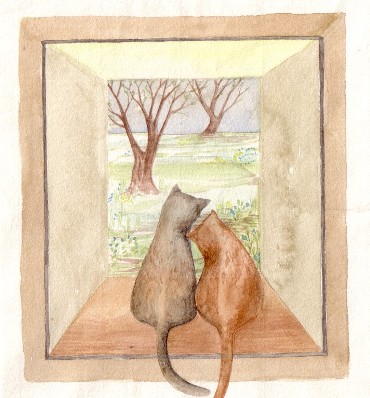 katzenfruehling aquarell1